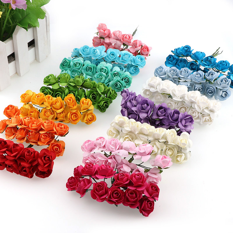 144pcs Mini Paper Rose Artificial Flowers For Home Wedding Decoration DIY Pompom Wreath Decorative Bridal Flower Fake Flower
144pcs Mini Paper Rose Artificial Flowers For Home Wedding Decoration DIY Pompom Wreath Decorative Bridal Flower Fake Flower