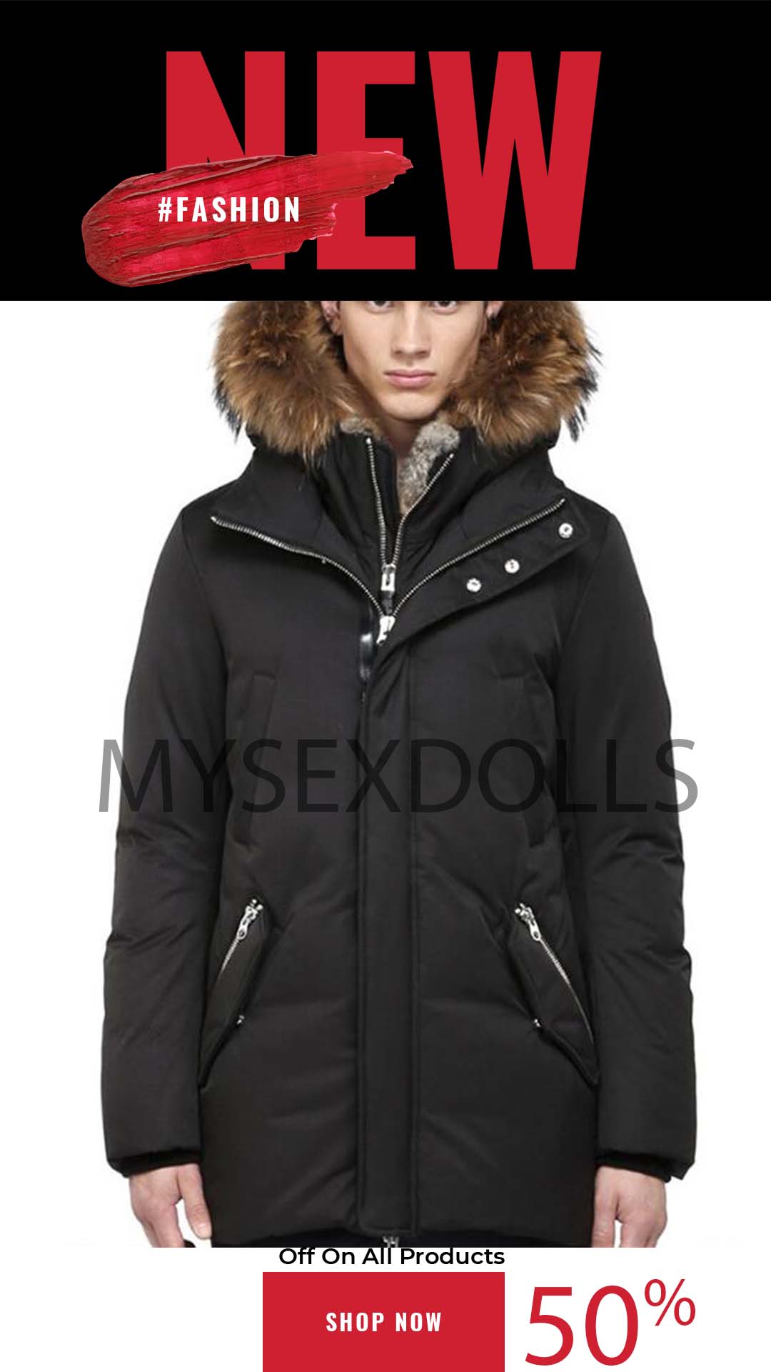 New Mens Winter Coa… - image