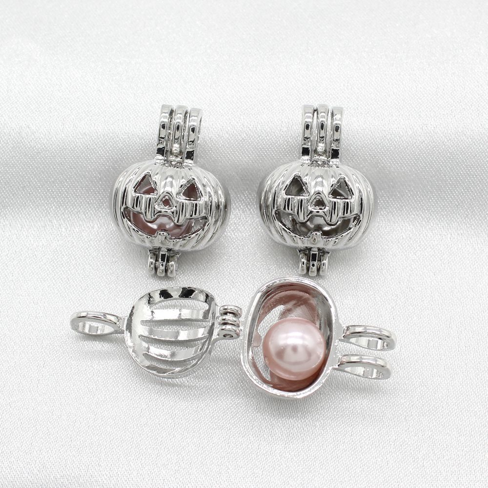 10pcs Silver Halloween Pumpkin Pearl Cage Diffuser Lockets Pendant for Aromatherapy Perfume Essential Oil Necklace Making
10pcs Silver Halloween Pumpkin Pearl Cage Diffuser Lockets Pendant for Aromatherapy Perfume Essential Oil Necklace Making
