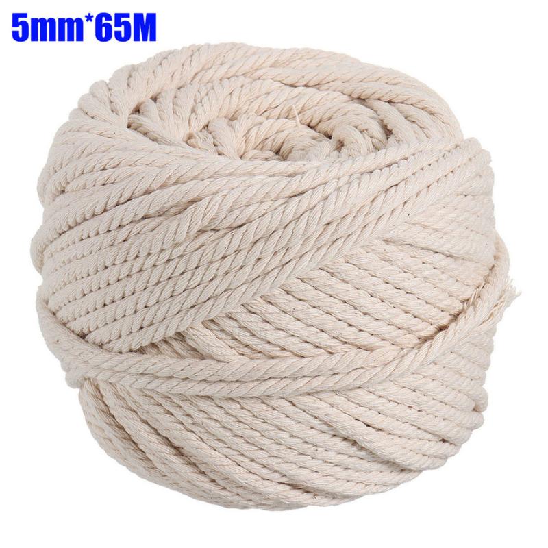 1pcs 2/3/4/5/6mm Cotton Beige Macrame Rope Tapestry Making Weave Ropes Natural Twisted Cord For Handicraft Making W/Scissors, 2mm 100m
1pcs 2/3/4/5/6mm Cotton Beige Macrame Rope Tapestry Making Weave Ropes Natural Twisted Cord For Handicraft Making W/Scissors, 2mm 100m