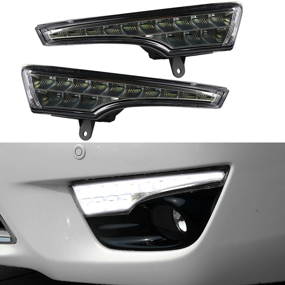 1 Pair DRL Daytime Running Lights fog lamp cover headlight 12V Daylight For Nissan Altima Teana 2013 2014 2015 2016
1 Pair DRL Daytime Running Lights fog lamp cover headlight 12V Daylight For Nissan Altima Teana 2013 2014 2015 2016