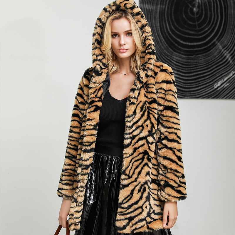 2019 Winter Jacket Women Mid-Long LeopardFaux Fur Coat Women Slim Casual Hoodies Fur Jackets Female Outwear Streetwear Overcoat, As pic
2019 Winter Jacket Women Mid-Long LeopardFaux Fur Coat Women Slim Casual Hoodies Fur Jackets Female Outwear Streetwear Overcoat, As pic