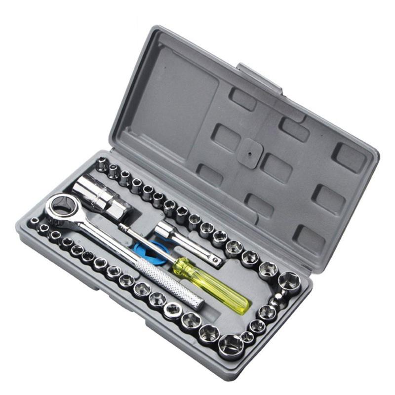 Car Repair Combination Suit Plastic+Metal Disassembly Tool Set Motorcycle Ratchet Socket Wrench Kits Household Hand Tools 1 Set
Car Repair Combination Suit Plastic+Metal Disassembly Tool Set Motorcycle Ratchet Socket Wrench Kits Household Hand Tools 1 Set