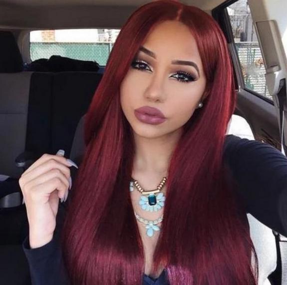 The best-selling new European and American women's long straight hair hair lace front red wine full hand-woven chemical fiber wig lace inner
The best-selling new European and American women's long straight hair hair lace front red wine full hand-woven chemical fiber wig lace inner