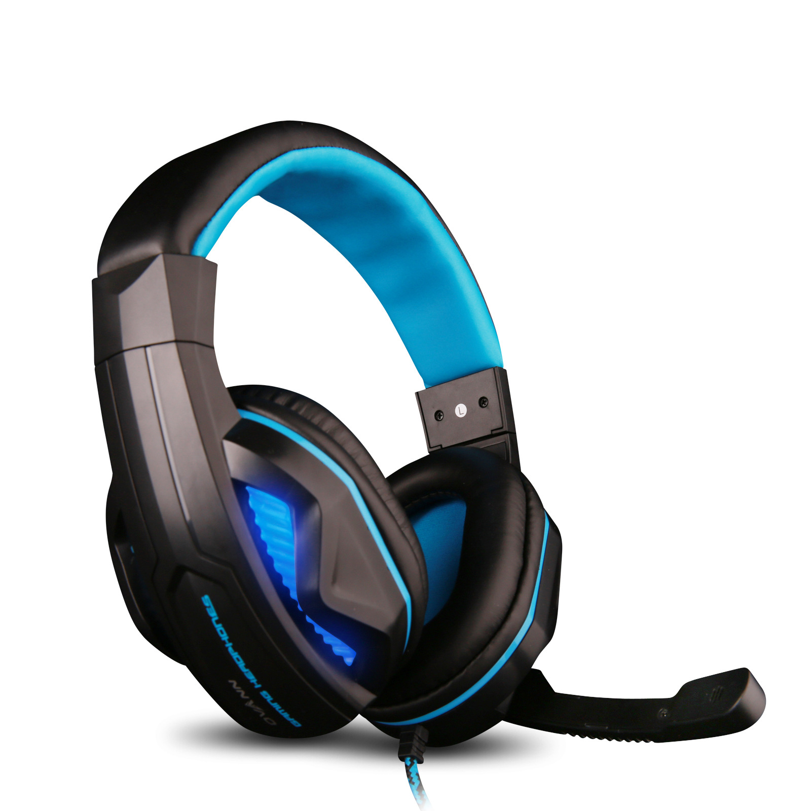 X2-PRO Over Ear Universal Luminous Led Light Games Head Phone Glowing Gamer Headphones Gaming Headset With Mic Volume Control