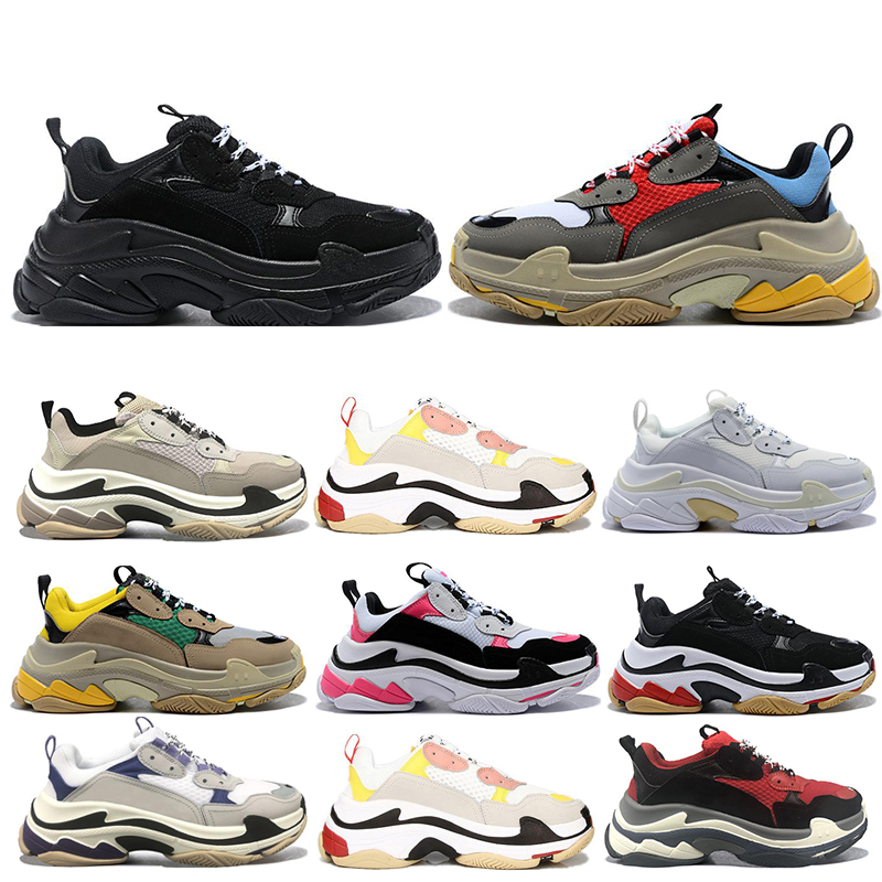 Wholesale Triple S Mens Womens Designer Shoes Paris 17FW Low Old Dad Sneaker Combination Soles Boots Fashion Top Quality des chaussure 36-45, Black
Wholesale Triple S Mens Womens Designer Shoes Paris 17FW Low Old Dad Sneaker Combination Soles Boots Fashion Top Quality des chaussure 36-45, Black