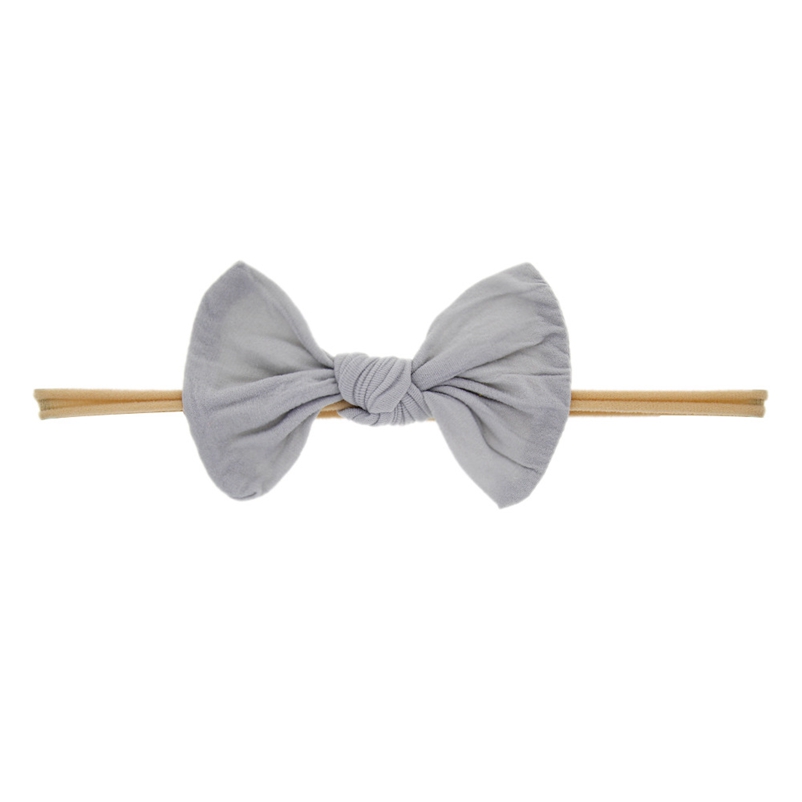 Hair Bows Nylon Elastic Headband For Girls Kids Fabric Soft Headbands Cute Baby Hair Band Accessories Headwear HC145