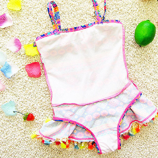 onepieces 28y baby girl swimwear one piece swim suit print summer korean style children swimsuit kids bathing suits girls beach dress242p t230224