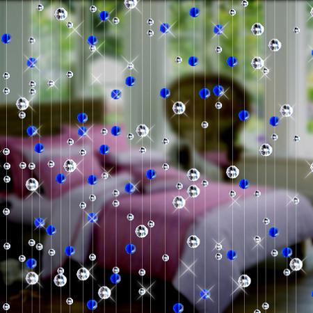 Fashion Crystal glass bead Curtain Indoor Home Decoration Wedding backdrop Decoration Window