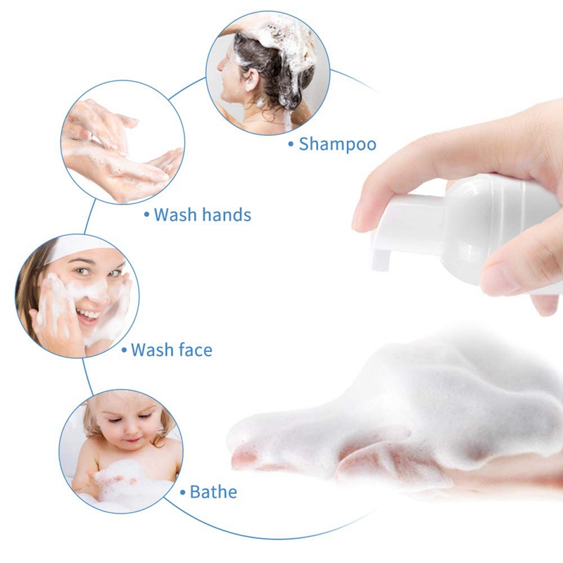 5 Pcs 30 ML Plastic Empty Travel Bottle, Mini Foaming Soap Dispenser Pump for Cleaning, Shampoo, Cosmetics
5 Pcs 30 ML Plastic Empty Travel Bottle, Mini Foaming Soap Dispenser Pump for Cleaning, Shampoo, Cosmetics
