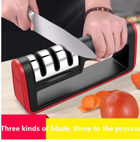 Genuine Professional 3 Stages Kitchen Knife Sharpener Ceramic Diamond Knife Sharpener Sharpening Stone Kitchen Tool Grindstone
Genuine Professional 3 Stages Kitchen Knife Sharpener Ceramic Diamond Knife Sharpener Sharpening Stone Kitchen Tool Grindstone