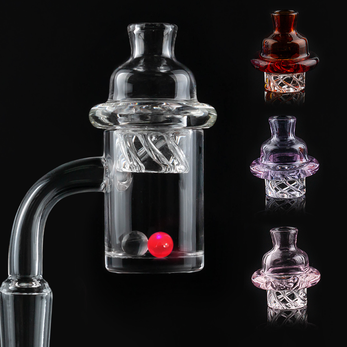 2020 New 25mm Quartz Banger Nail with Spinning Carb Cap and ruby Terp Pearl Female Male 10mm 14mm 18mm for Dab Rig Bong
2020 New 25mm Quartz Banger Nail with Spinning Carb Cap and ruby Terp Pearl Female Male 10mm 14mm 18mm for Dab Rig Bong