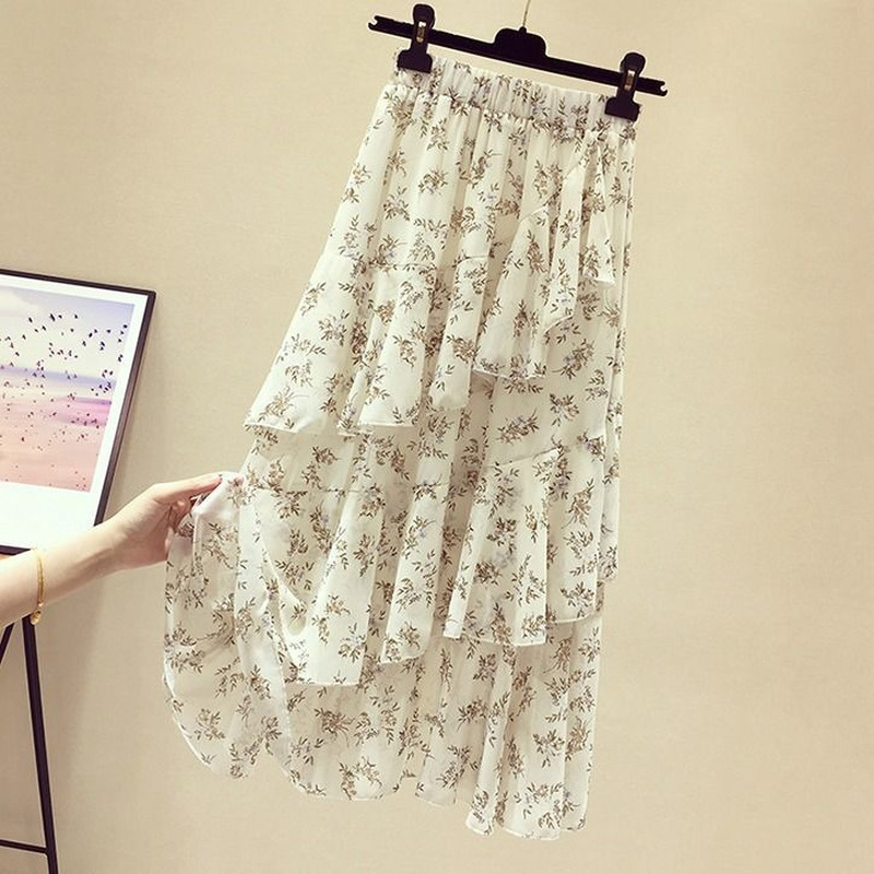 High Waist Skirt Print Asymmetrical Empire Casual Women Skirt Fashion Plaid Midi Plus Size Summer Skirts Womens, Black 
High Waist Skirt Print Asymmetrical Empire Casual Women Skirt Fashion Plaid Midi Plus Size Summer Skirts Womens, Black