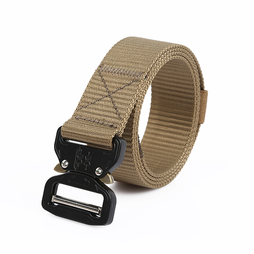 Welovcho Tactical Belt Men Military Army Nylon Waist Belt Combat Training Equipment Carry Belts Men Hunting Waistband 110-140cm C19021601