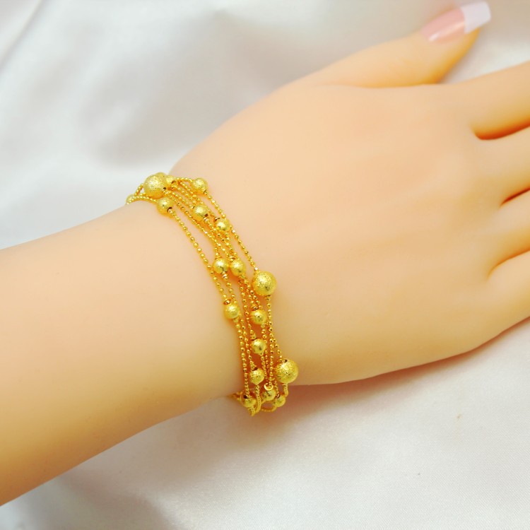 Link, Chain Long Lasting European Coin Gold Jewelry Plated Nansha Fashion Multi Line Transfer Bead Bracelet Women's Gift
Link, Chain Long Lasting European Coin Gold Jewelry Plated Nansha Fashion Multi Line Transfer Bead Bracelet Women's Gift