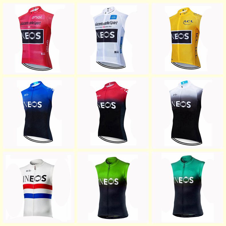 INEOS team Cycling Sleeveless jersey Vest 2020 Men Breathable quick-drying MTB Road Bike Top Cycle Clothing U20030901, Black
INEOS team Cycling Sleeveless jersey Vest 2020 Men Breathable quick-drying MTB Road Bike Top Cycle Clothing U20030901, Black