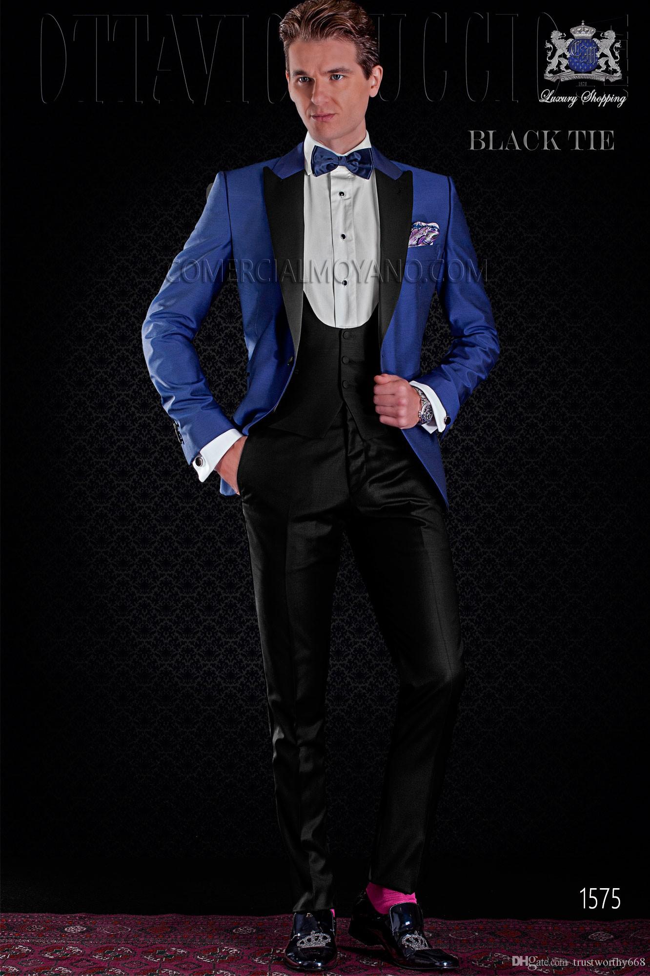 New Arrival One Button Groomsmen Peak Lapel Groom Tuxedos Men Suits Wedding/Prom Best Man Blazer ( Jacket+Pants+Vest+Tie) 216, Same as image
New Arrival One Button Groomsmen Peak Lapel Groom Tuxedos Men Suits Wedding/Prom Best Man Blazer ( Jacket+Pants+Vest+Tie) 216, Same as image