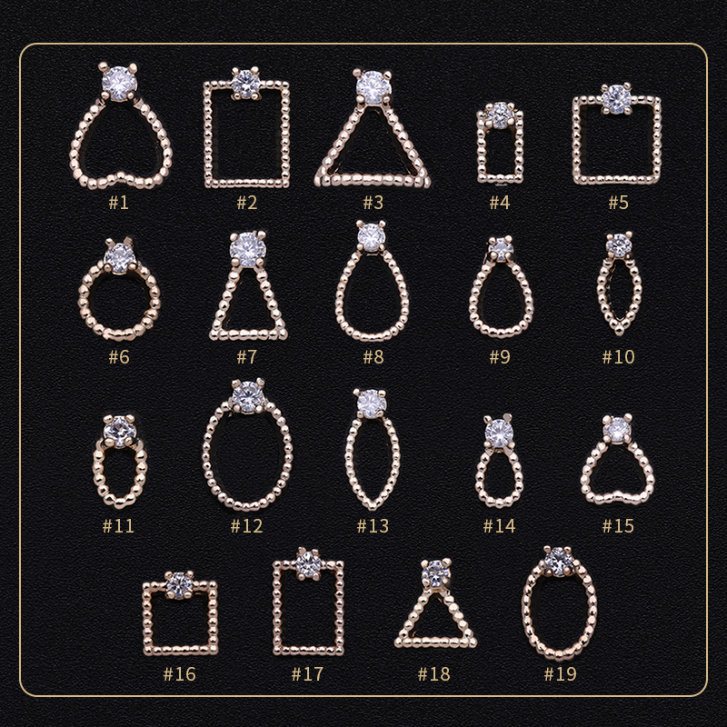 5Pcs 3D Nail Art Decoration Metal Nail Rivet Studs Geometric Patterns Flat Bottom Rhinestones Accessorie Tool DIY Nails
5Pcs 3D Nail Art Decoration Metal Nail Rivet Studs Geometric Patterns Flat Bottom Rhinestones Accessorie Tool DIY Nails