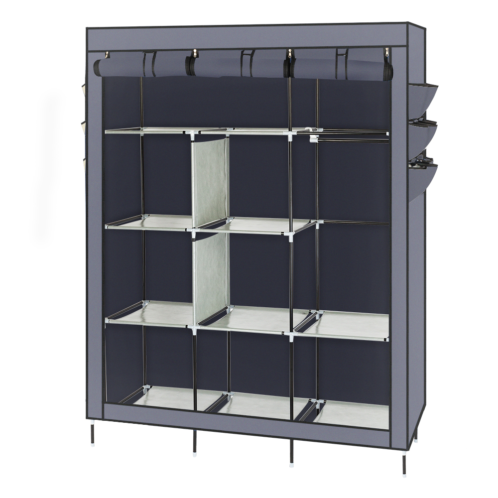 3 Color Storage Holders & Racks 69 inch High-leg Non-woven Fabric Rack Portable Cloth Wardrobe Assemble Closet Space Organizer Cabinet
3 Color Storage Holders & Racks 69 inch High-leg Non-woven Fabric Rack Portable Cloth Wardrobe Assemble Closet Space Organizer Cabinet