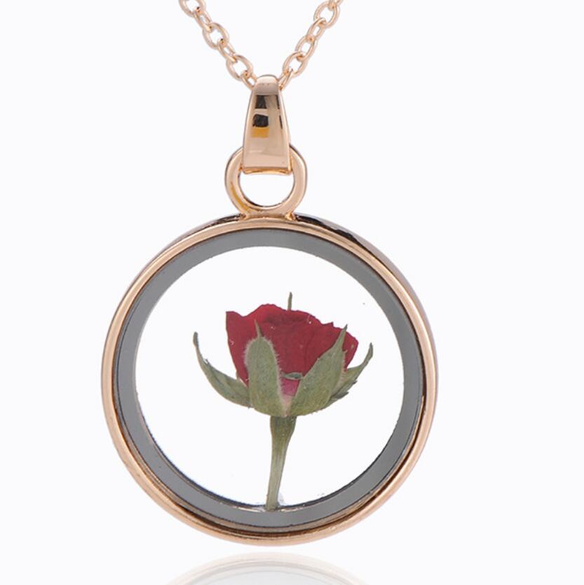 jewelry flowers pendant necklace dried rose flowers glass circle round pendant necklace for women as gift
jewelry flowers pendant necklace dried rose flowers glass circle round pendant necklace for women as gift