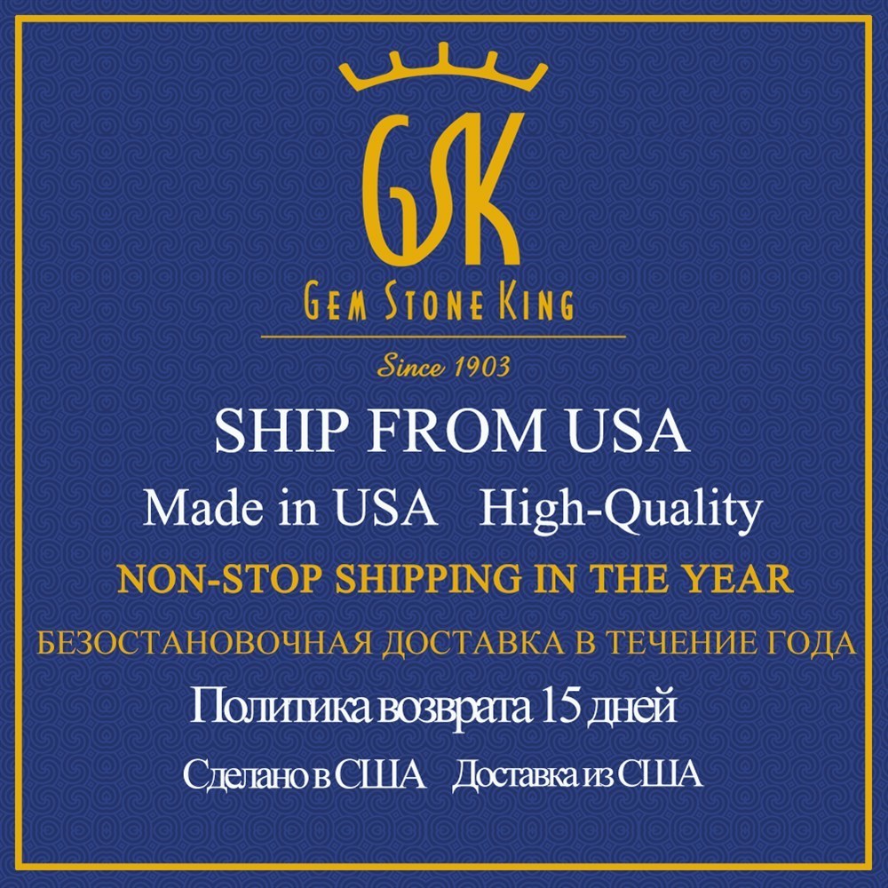 Gemstoneking Diamond Ring 925 Sterling Silver 0.029 Cttw Round Sapphire & White Diamond Engagement Ring For Women Y19051602