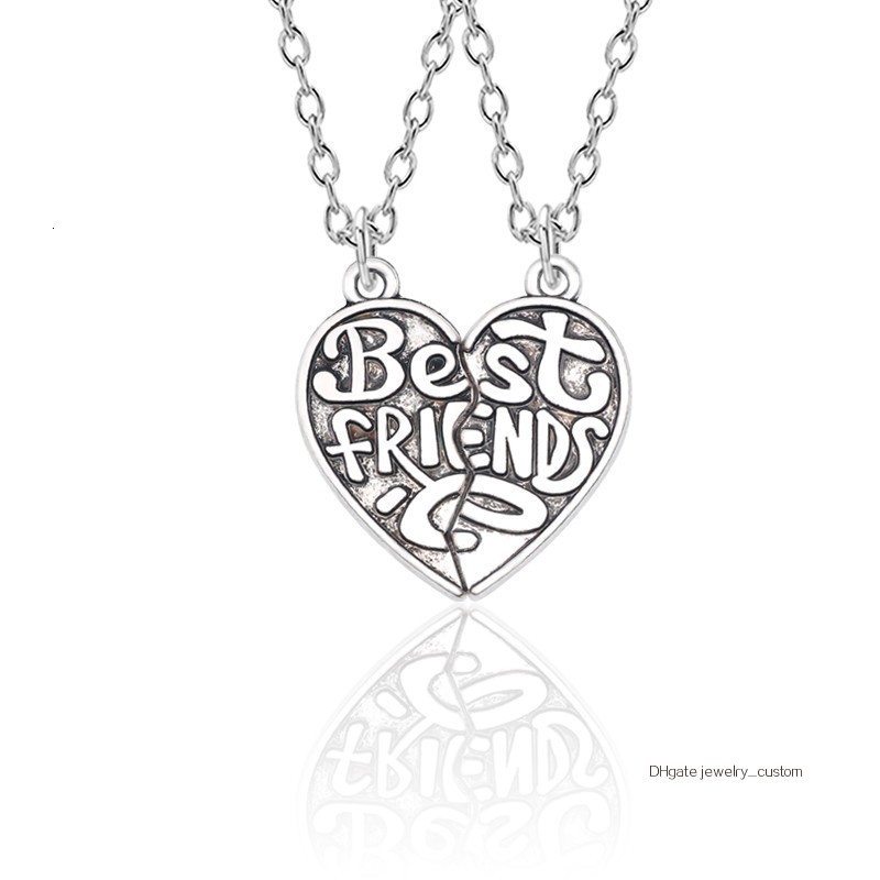 2019new Best Friend Necklace 2 Piece Retro Silver Puzzle Love Pendant Necklace Bff Friendship Jewelry Gift Female Male Colar
2019new Best Friend Necklace 2 Piece Retro Silver Puzzle Love Pendant Necklace Bff Friendship Jewelry Gift Female Male Colar