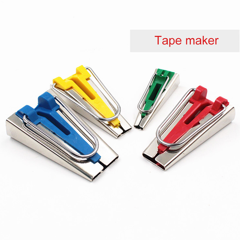 Set of 4/5 Fabric Bias Tape Maker Binding Tool Quilting Sewing 6/9/12/18/25mm RT99