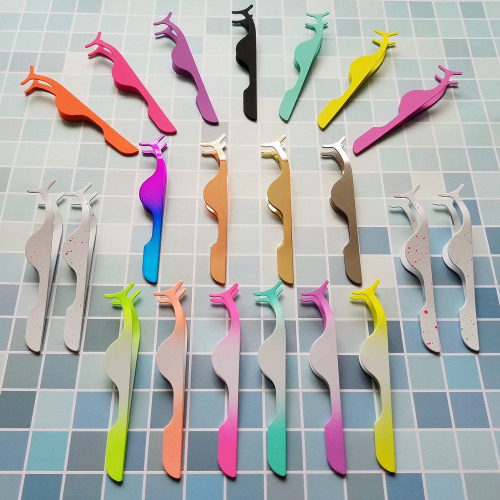 Stainless Steel Eyelash Applicators Curler Custom Private Label False Lash Tweezers
Stainless Steel Eyelash Applicators Curler Custom Private Label False Lash Tweezers