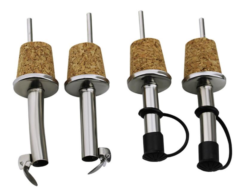 Wooden Cork Red Wine Pourer Oil Champagne Wine Bottle Stopper Plug Wine-tasting Tools Pourers Party Supplies