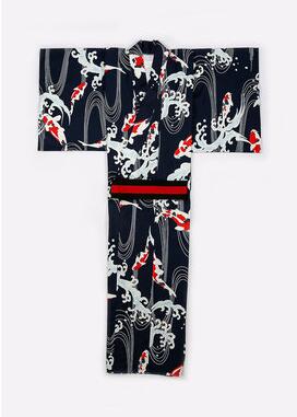 Formal Party Costume Standard Kimono Japan bathrobe Black Male Cotton Kimono Flower Vintage Asian Folk Clothing Cosplay One size