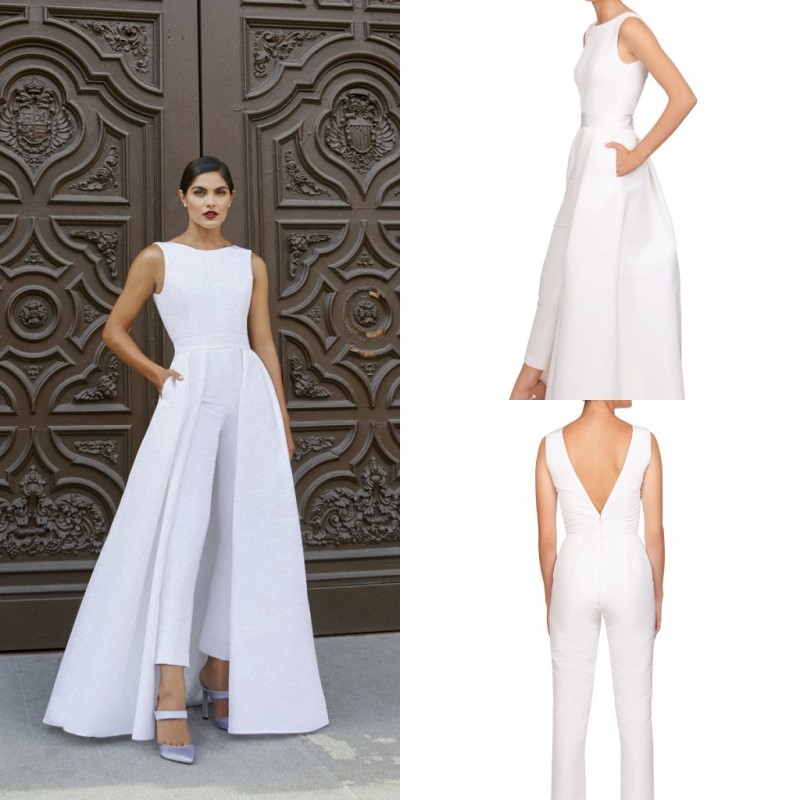 2019 White Formal Dresses With Detachable Overskirts Jewel Neck V Back Satin Cheap Evening Dress Custom Made Prom Occasion Gowns, Dark red
2019 White Formal Dresses With Detachable Overskirts Jewel Neck V Back Satin Cheap Evening Dress Custom Made Prom Occasion Gowns, Dark red