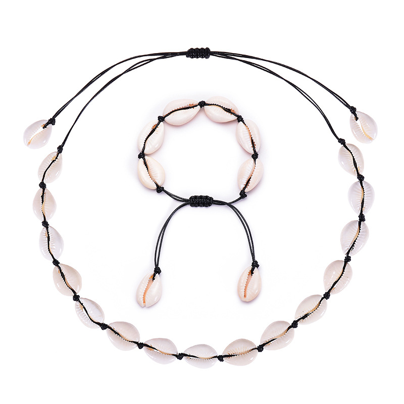 2019 Nightclub Party Sea Shell Collar Choker Necklace Shellhard Boho Black Rope Seashell Pendant Necklace Summer Beach for Women Men Jewelry
2019 Nightclub Party Sea Shell Collar Choker Necklace Shellhard Boho Black Rope Seashell Pendant Necklace Summer Beach for Women Men Jewelry