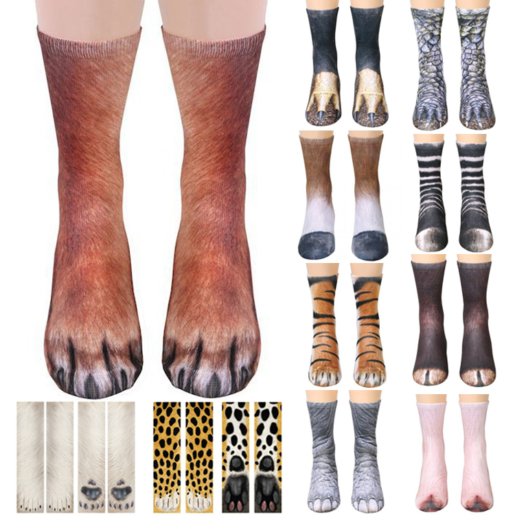 Adult 3D printing animal feet sock 14 style Unisex Adult Animal printed socks lifelike animal socks fashion Cat jio stockings Wholesale JJ73, Mixed styles
Adult 3D printing animal feet sock 14 style Unisex Adult Animal printed socks lifelike animal socks fashion Cat jio stockings Wholesale JJ73, Mixed styles
