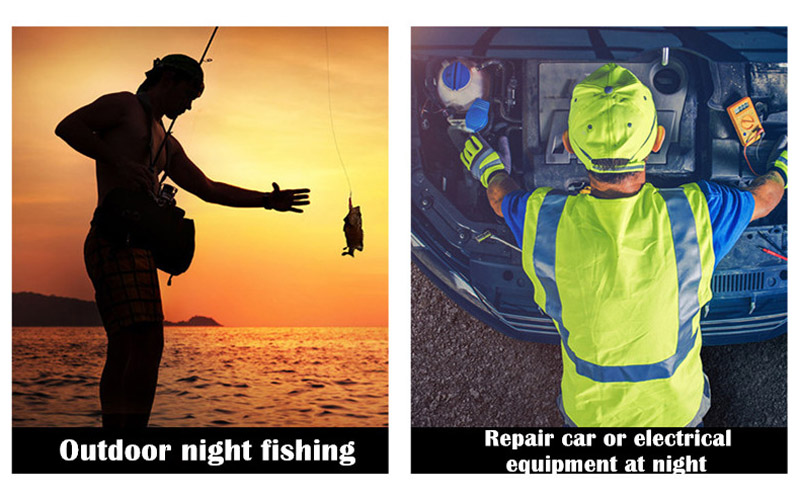 Auto Repair Kits LED Finger Gloves Night Car Motorcycle Tools Work Outdoors Fishing Survival Tool Creative Hiking Lighting Glove