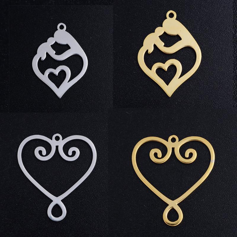 10pcs/lot Beautiful Heart Stainless Steel DIY Jewelry Connector Charms Wholesale Bracelet Making Accessories
10pcs/lot Beautiful Heart Stainless Steel DIY Jewelry Connector Charms Wholesale Bracelet Making Accessories