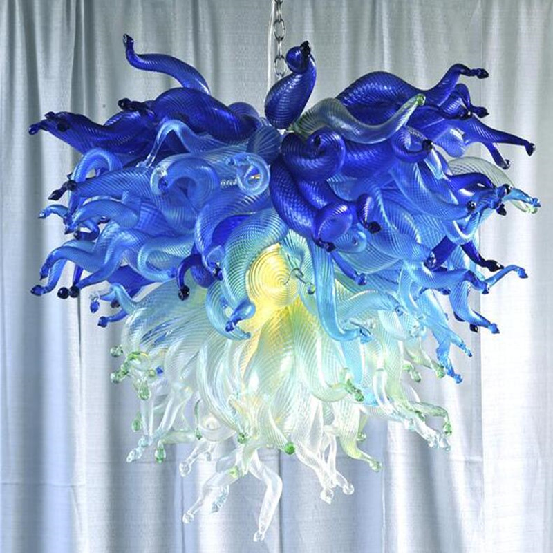 Lamps Lustre Modern Crystal Chandelier Lighting Chandeliers Ceiling Lights 32" LED Pendant Light Blue Green Hand Blown Glass Hanging lamp
Lamps Lustre Modern Crystal Chandelier Lighting Chandeliers Ceiling Lights 32" LED Pendant Light Blue Green Hand Blown Glass Hanging lamp