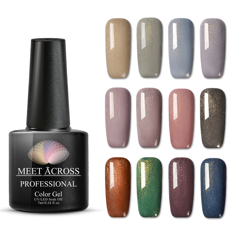 MEET ACROSS 7ML Glitter Nail Gel Polish Hybrid Brown Color Series Semi Permanent Nail Lacquer UV Soak Off Art Gel Vernish, Tgw2976
MEET ACROSS 7ML Glitter Nail Gel Polish Hybrid Brown Color Series Semi Permanent Nail Lacquer UV Soak Off Art Gel Vernish, Tgw2976