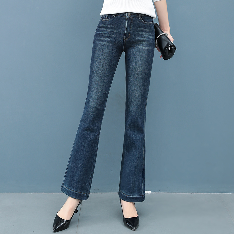 Women Solid Jeans 2019 New Autumn Winter Fashion Splice Button Zipper High Waist Pockets Plus Velvet Thickening Flare Pants, Black
Women Solid Jeans 2019 New Autumn Winter Fashion Splice Button Zipper High Waist Pockets Plus Velvet Thickening Flare Pants, Black