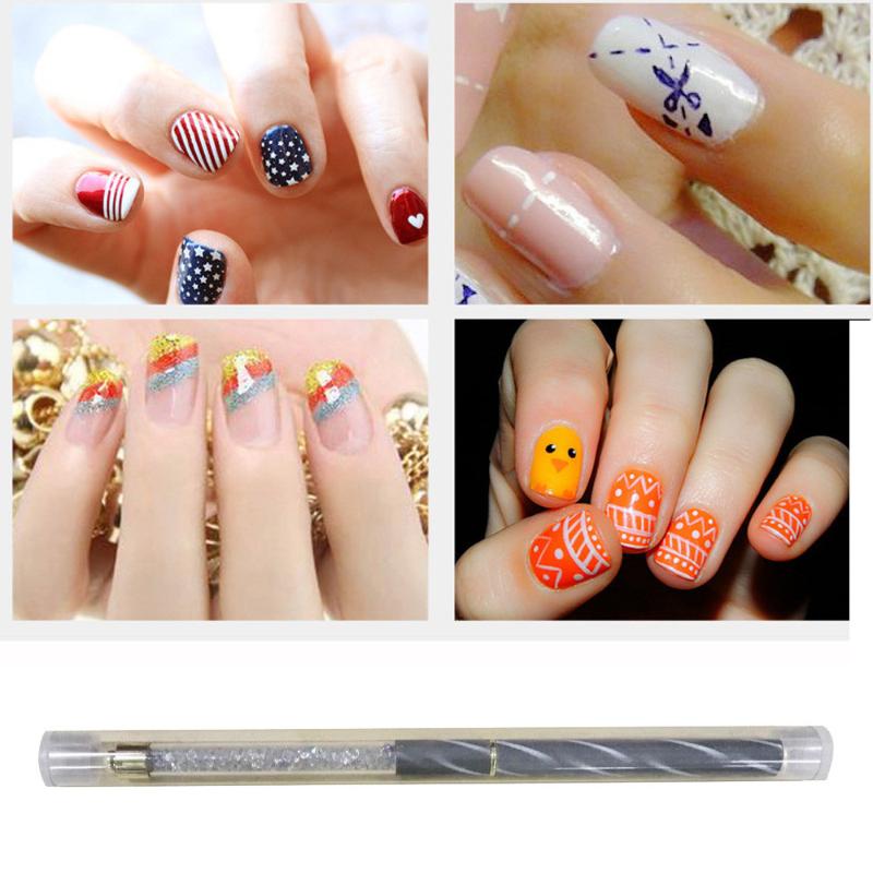 1PC Uv Gel Pen Nail Art Carving Pen Brushes Handle Salon Tool Crystal + Nylon Bristle 1pcs Nail Garving DIY Tools 
1PC Uv Gel Pen Nail Art Carving Pen Brushes Handle Salon Tool Crystal + Nylon Bristle 1pcs Nail Garving DIY Tools