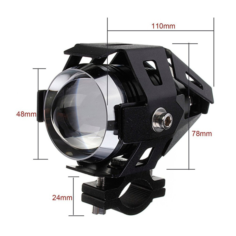 Hot Selling Motorcycle Headlights U7 Led Moto Light DRL Headlamp Motorbike Auxiliary Lamp Fog Spotlights Universal