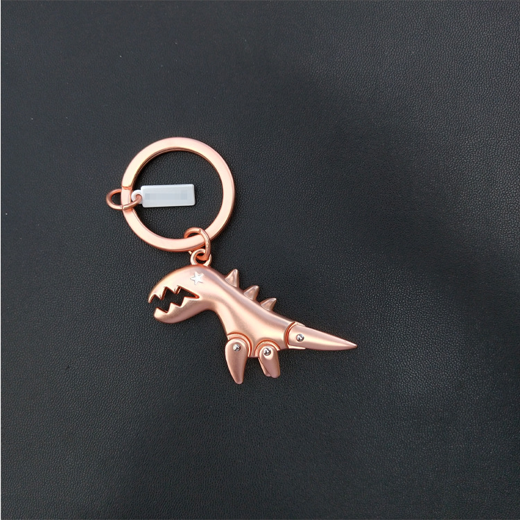 New 2020 Creative 3D Dinosaur Key chain Keychain Ring for Men Novelty Trinket High Quality Zinc Alloy Key holder