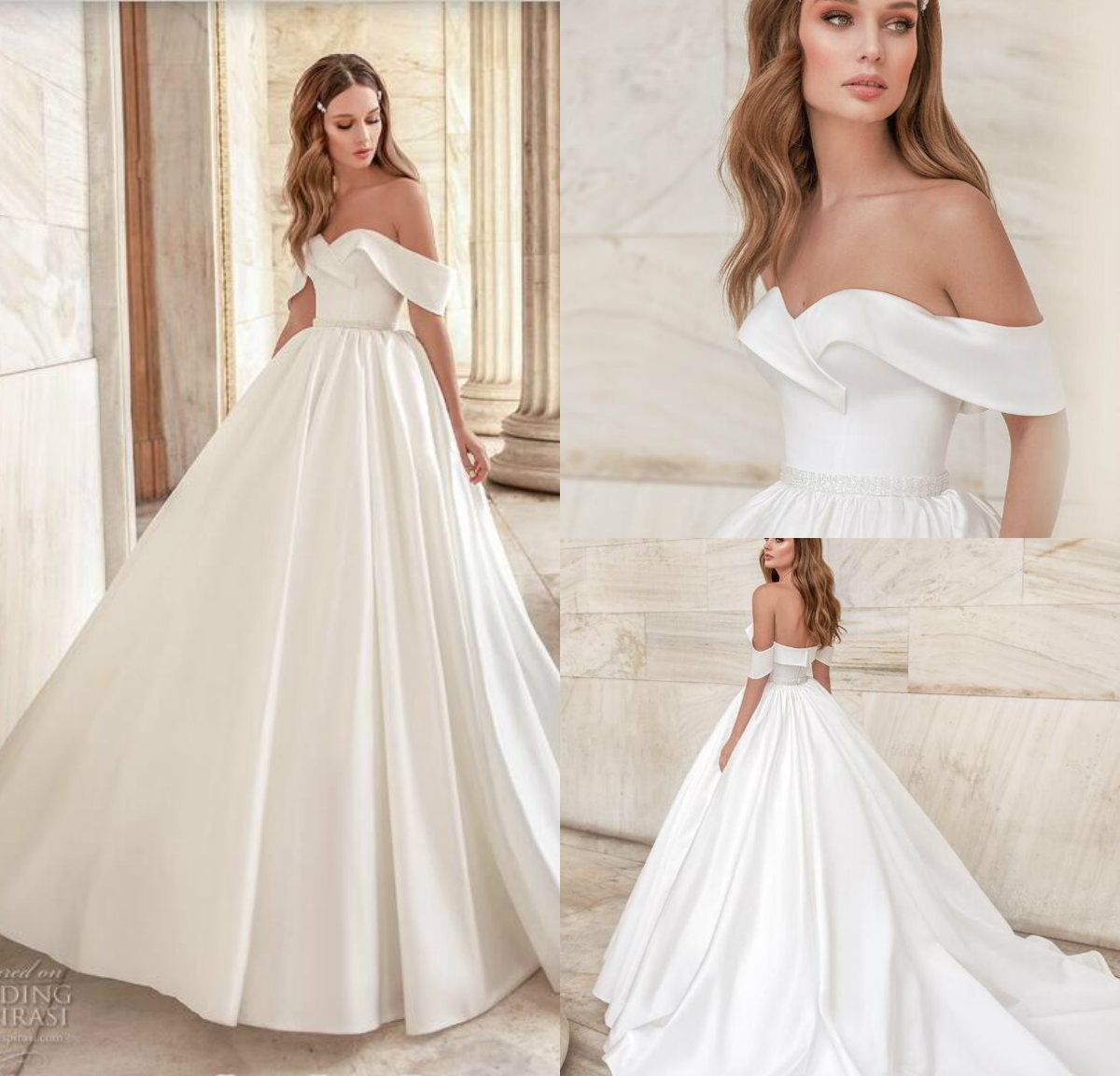 Designer Beach Wedding Dresses Satin Off The Shoulder A Line Simple Boho Wedding Gowns With Sash Pearl Custom Made Cheap Bridal Dress, Water melon
Designer Beach Wedding Dresses Satin Off The Shoulder A Line Simple Boho Wedding Gowns With Sash Pearl Custom Made Cheap Bridal Dress, Water melon