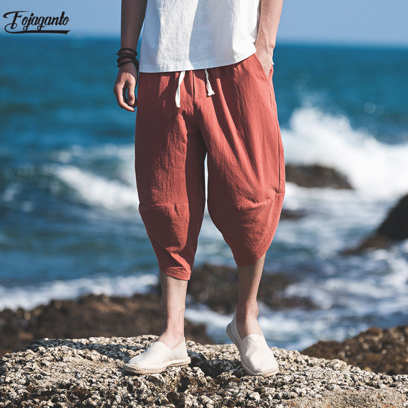 FOJAGANTO New Men's Sports Pants Autumn Brand Men Casual Trousers Male Students Fashion Seven Points Pants, Black
FOJAGANTO New Men's Sports Pants Autumn Brand Men Casual Trousers Male Students Fashion Seven Points Pants, Black