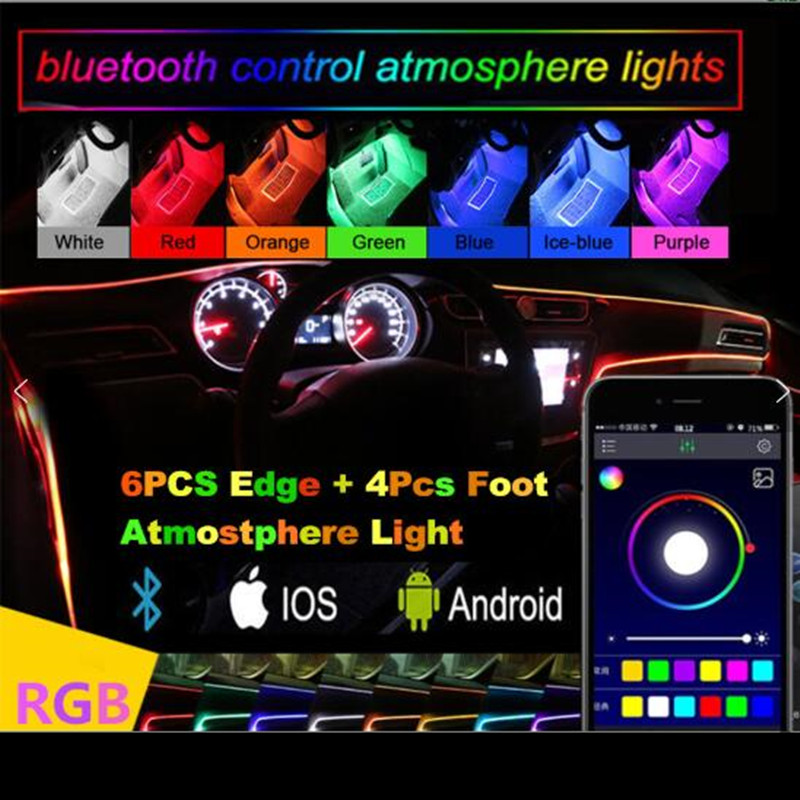 Rgb App Remote Control Backlight Auto Foot Center Console Door Decorative Lights Led Car Interior Ambient Atmosphere Mood Light
Rgb App Remote Control Backlight Auto Foot Center Console Door Decorative Lights Led Car Interior Ambient Atmosphere Mood Light