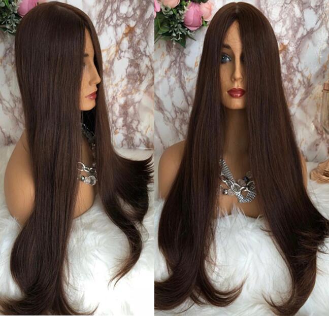 Kosher Wigs 12A Grade Brown Color #4 Finest European Virgin Human Hair Silky Straight Invisible Knots 4x4 Silk Base Jewish Wig Fast Express Delivery
Kosher Wigs 12A Grade Brown Color #4 Finest European Virgin Human Hair Silky Straight Invisible Knots 4x4 Silk Base Jewish Wig Fast Express Delivery