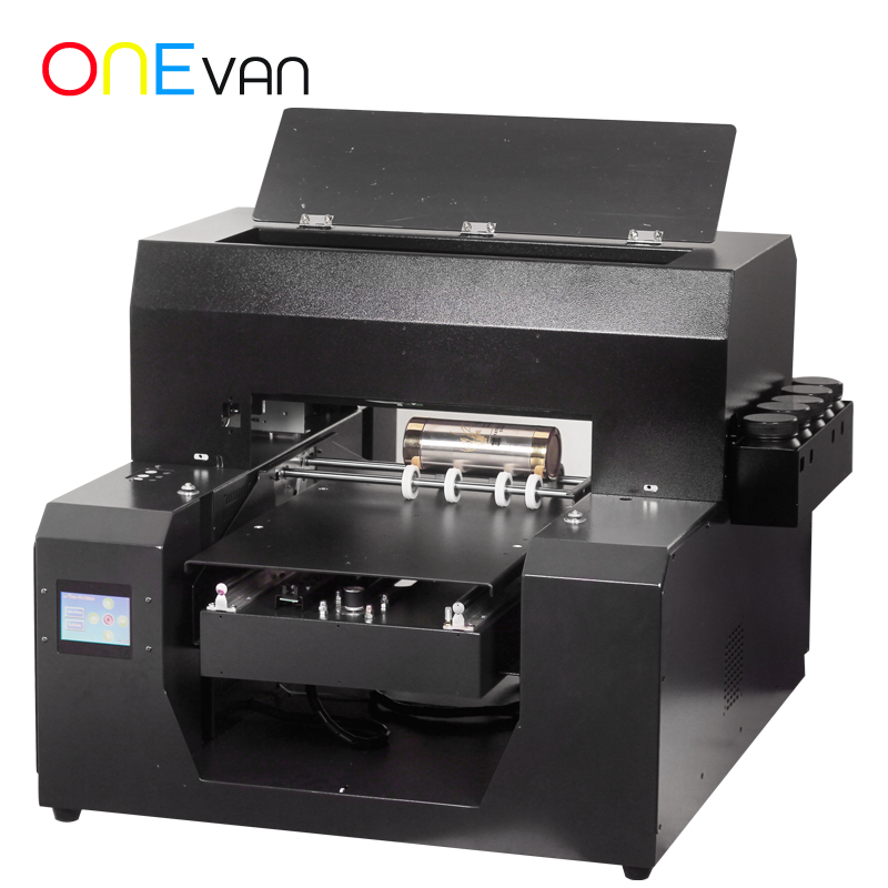 Low consumption high quality bottle printer A3 format uv flatbed printer high speed for bottle Cylinder
Low consumption high quality bottle printer A3 format uv flatbed printer high speed for bottle Cylinder
