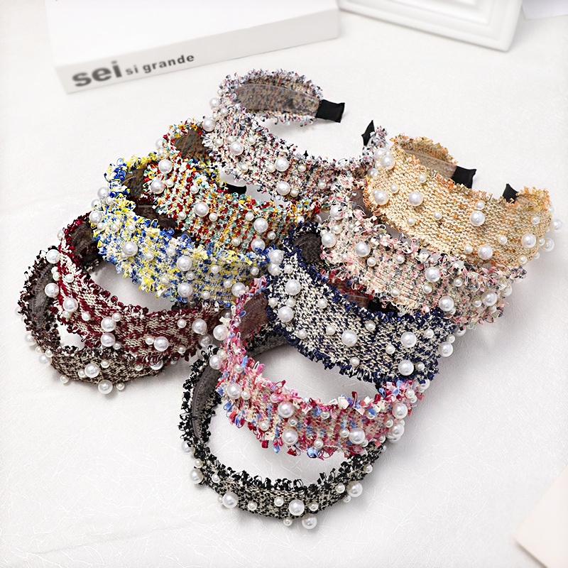 Pearl Hair Accessories Korean Style Women Fashion Headband Ladies Cloth Hair Bands New Arrival 2019 Head Bands Headwrap Headwear
Pearl Hair Accessories Korean Style Women Fashion Headband Ladies Cloth Hair Bands New Arrival 2019 Head Bands Headwrap Headwear
