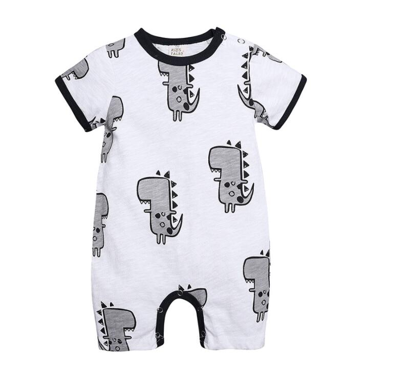 Infant Summer Short Sleeve Dinosaur Cotton Romper One Piece 0-18M Baby Jumpsuit KD 034, As picture
Infant Summer Short Sleeve Dinosaur Cotton Romper One Piece 0-18M Baby Jumpsuit KD 034, As picture