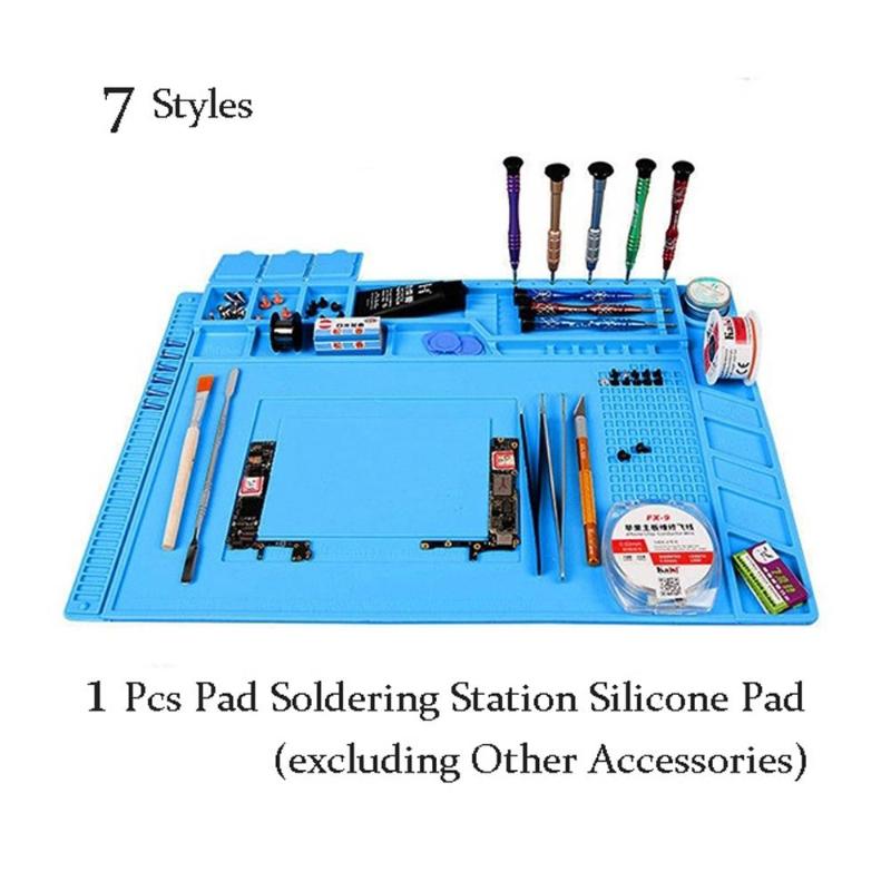 Silicone Maintenance Mat Silicone Mat Welding Table Insulation Soldering Insulator Pad Blue Repairing Handheld Portable DIY
Silicone Maintenance Mat Silicone Mat Welding Table Insulation Soldering Insulator Pad Blue Repairing Handheld Portable DIY