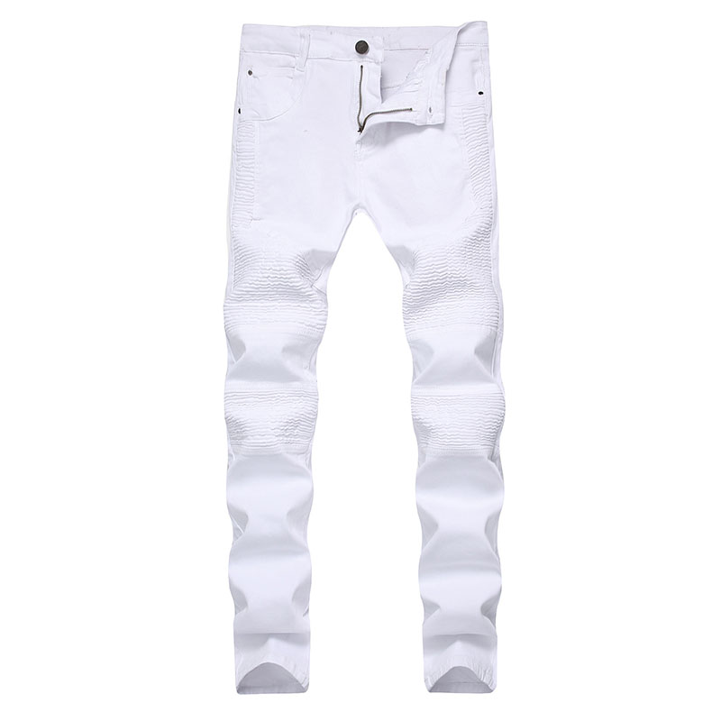 Mens Skinny jeans Biker jeans men Runway Distressed Skinny elastic denim Washed black jeans for men high quality, T-788
Mens Skinny jeans Biker jeans men Runway Distressed Skinny elastic denim Washed black jeans for men high quality, T-788